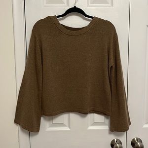 Brown knit sweater